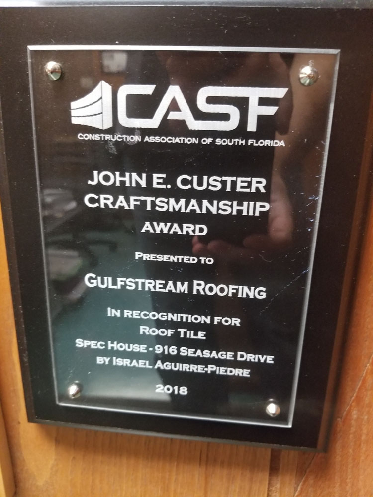 CASF certification award