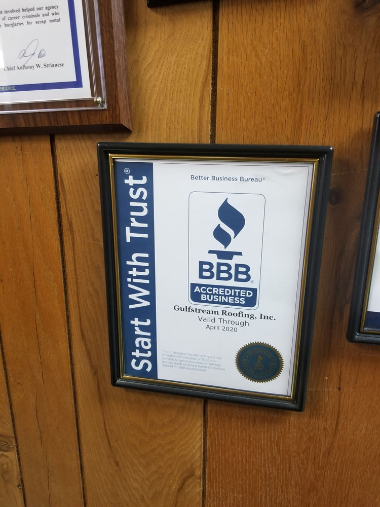 A BBB photo frame