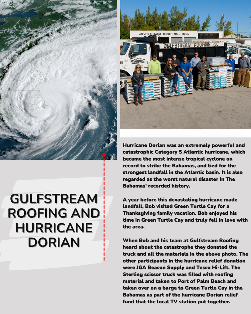 Gulfstream Roofing and Hurricane Dorian 3
